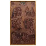 Ánimas del Purgatorio, MÉXICO, SIGLO XVIII, Óleo sobre tela