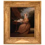Édouard Pingret, RETRATO DE DAMA