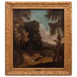 Paisaje, EUROPA, SIGLO XVIII, Óleo sobre tela