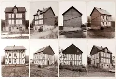 Bernd Becher & Hilla Becher, Ansichten eines Wohnhauses in Birken bei Siegen, 1971, photograph