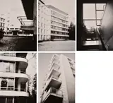 Architektur II by Günther Förg, 1993, The complete set of five gelatin silver prints, on Orwo Baryt paper, the full sheets,, sold Aug 2018