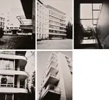 Architektur II by Günther Förg, 1993, The complete set of five gelatin silver prints, on Orwo Baryt paper, the full sheets,, sold May 2023