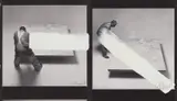 Ohne Titel by Günther Uecker, 1981, Karton nach Photographien von Rolf Schroeter. Beide Lithographien von Uecker übermalt, sold Jan 2018