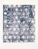 Graphit by Gerhard Richter, Farbserigrafie und frequenzmodulierter Farboffset auf Büttenkarton, gerahmt und verglast, sold May 2017