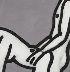 Bumsen by C. O. Paeffgen, 1995, Acryl auf Photoleinwand, sold May 2017