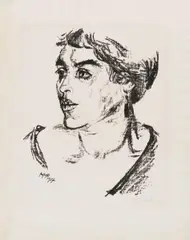 Auktion 404, Los 498 by Max Pechstein, 1917, Lithografie auf JWZANDERS1915 (Wasserzeichen), sold Dec 2017