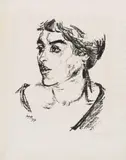 Max Pechstein, Auktion 404, Los 498, 1917, Lithografie auf JWZANDERS1915 (Wasserzeichen)