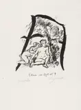 Lovis Corinth, Das ABC in Bildern, 1917, Mappe mit 25 Lithografien auf Velin in unterschiedlichen Formaten
