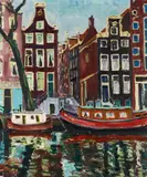 Arnold Balwé, "Amsterdamer Gracht I"