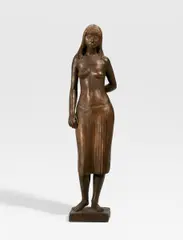 Manuela mit Rock by Gerhard Marcks, 1980, Bronze, sold May 2017