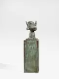 Selbstbildnis by Jörg Immendorff, 1989, Bronze, sold May 2017