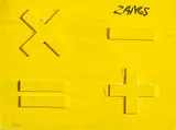 Herbert Zangs, Ohne Titel (Plus-Minus)