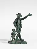 Jörg Immendorff, Komm Jörch, wir gehen, 2004, Bronze