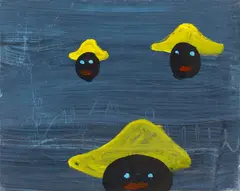 Auktion 401, Los 377 by Daniel Richter, 2006, Öl auf Leinwand, sold Nov 2017