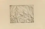 Lyonel Feininger, Auktion 404, Los 445, 1914, Radierung auf Velin