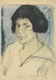 Otto Mueller, Porträt Maschka / Frauenkopf