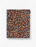 Bernd Schwarzer, "Vulkan, Blau Gold - Rot Schwarz"