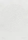 JeKi Kreis (Spirale) by Günther Uecker, 2009, Prägedruck auf handgeschöpftem Bütten, sold Sep 2017