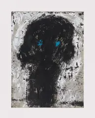 Michel Nedjar, Ohne Titel, Mischtechnik auf Karton