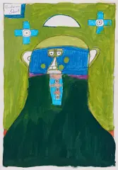 Paul Duhem, Ohne Titel, Mischtechnik auf Papier
