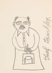 Josef Bachler, Ohne Titel, Bleistift auf Papier