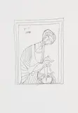 Oswald Tschirtner, Ohne Titel, 1976, Tusche auf Papier