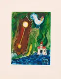 Marc Chagall, Auktion 404, Los 416, 1956, Farbradierung und Farbaquatinta auf Velin
