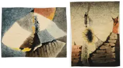 Hans Jaenisch, Konvolut von 2 Aquarellen, Auf Papier