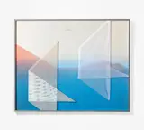 Heinz Mack, Auktion 414, Los 788, Farbserigrafie und Collage auf leichtem Karton