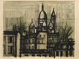 Bernard Buffet, Le Sacre Coeur (aus: "Album Paris"), 1962, Farblithografie auf Velin