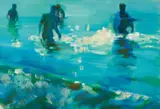 Rainer Fetting, Auktion 401, Los 158, 2007, Acryl auf Rupfen