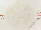 Antoni Tàpies, Auktion 404, Los 856, 1971, Farbradierung und Prägedruck auf Chiffon de Mandeure