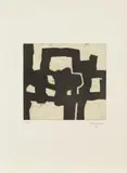 Eduardo Chillida, Homenage a Picasso, 1972, Radierung auf ARCHES FRANCE (Wasserzeichen)