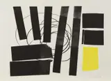 L 1973-31 / Hommage a Picasso by Hans Hartung, 1973, Farblithografie auf BFK RIVES FRANCE (Wasserzeichen), sold Oct 2017