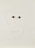 Walter De Maria, Picasso - Africa, 1974, Lithografie auf BFK RIVES FRANCE (Wasserzeichen)