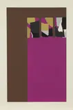 Louise Nevelson, Ohne Titel (Hommage à Picasso), 1974, Farbserigrafie auf Büttenkarton