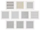 Agnes Martin, Paintings and Drawings 1974-1990, 1991, The complete set of ten lithographs in colours, on firm transparency paper, the full sheets loose (as issued), with texts, all contained in the original grey card portfolio with printed uppers, in the original sealed clear plastic packaging