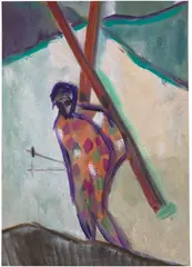 Peter Doig, Alpiniste, 2024, Ditone print in colours, on Hahnemühle Photo Rag paper, the full sheet