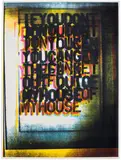 Christopher Wool, My House I, 2000, Screenprint in colours, on Matt Custom Art paper, with full margins