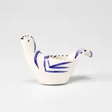 Pablo Picasso, Sujet colombe (Dove Subject) (A.R. 435), 1959, White earthenware turned vase painted in colours, engraved and glazed