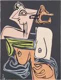 Le Corbusier, Le poème de l'angle droit (The Poem of the Right Angle): print 12, 1955, Lithograph in colours, on Arches paper, the full sheet