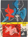 Le Corbusier, Le poème de l'angle droit (The Poem of the Right Angle): print 14, 1955, Lithograph in colours, on Arches paper, the full sheet