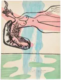 Le Corbusier, Le poème de l'angle droit (The Poem of the Right Angle): print 13, 1955, Lithograph in colours, on Arches paper, the full sheet