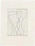 Ben Nicholson, Three Goblets (L. 51, C. 69), 1967, Etching, on wove paper, with full margins