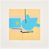 Victor Pasmore, Two Image (Blue) (L. G29)