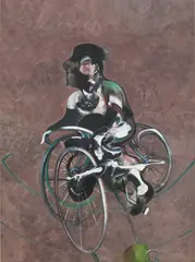 Francis Bacon, Portrait of George Dyer Riding a Bicycle (Small) (Q1B), 1966/2015, Giclée print in colours, flush-mounted to aluminium support (as issued)