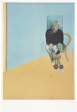 Francis Bacon, Study for Self-Portrait (after, Study for Self-Portrait 1982) (S. 35, T. 16), 1984, Offset lithograph in colours, on wove paper, with full margins