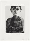 Lenz Geerk, Cathy and Heathcliff, 2019, Etching and aquatint, on wove paper, with full margins, with the accompanying book Wuthering Heights , illustrated by the artist