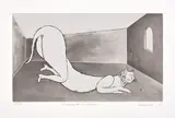 Louise Bourgeois, Champfleurette, the White Cat (MoMA 133), 1994, Etching, aquatint and drypoint, on Somerset paper, with full margins