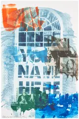 Robert Rauschenberg, Banco, from Ground Rules, 1996, Aquatint and photogravure in colours, on Arches En Tout Cas paper, the full sheet